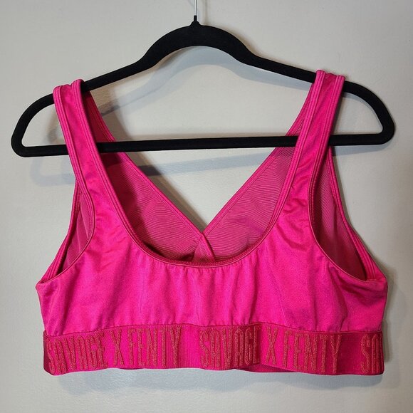 SAVAGE X FENTY Pink Fury Forever Savage Bralette Sz 3X - Picture 4 of 8